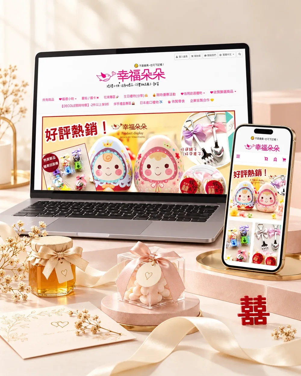 幸福朵朵婚禮小物｜企業禮品